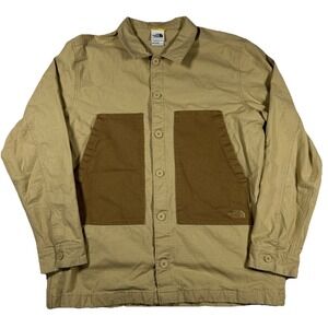 The North Face Field Shirt Jacket Shacket‎ Men's Large L Khaki Utility Brown